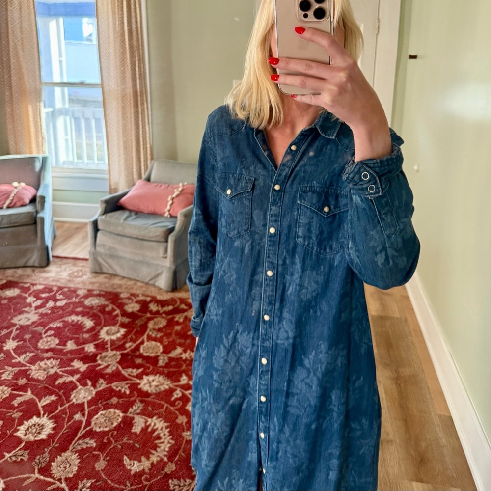Gap Denim Button Dress